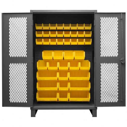 K4946 Bin Cabinet 78 x48 x24 Gray 42YlwBns