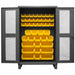 K4946 Bin Cabinet 78 x48 x24 Gray 42YlwBns