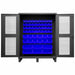K4947 Bin Cabinet 78 x60 x24 Gray 54BlueBns