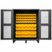 K4947 Bin Cabinet 78 x60 x24 Gray 54YlwBns