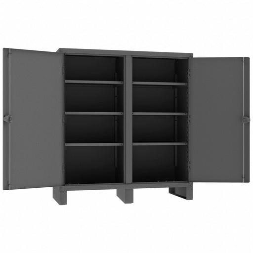 Storage Cabinet 66 x60 x24 Gray 6Shlv