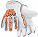 Leather Gloves Orange White XS PR