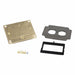 GFI Cover Plate Brown Brass