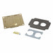Floor Box Cover Brown Brass