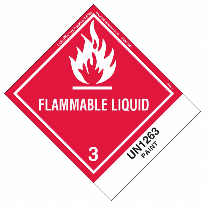 HMIGLabel 4-3/4inH 3-7/8inW Paper PK500