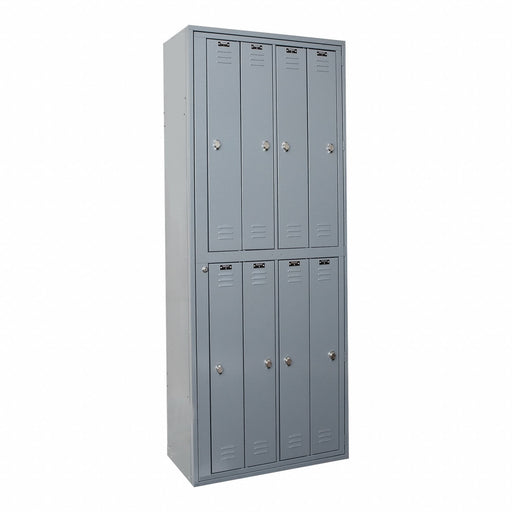 Locker Assembled Dark Gray Galvanized