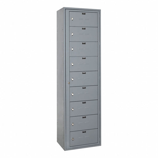 Locker Assembled Dark Gray Galvanized