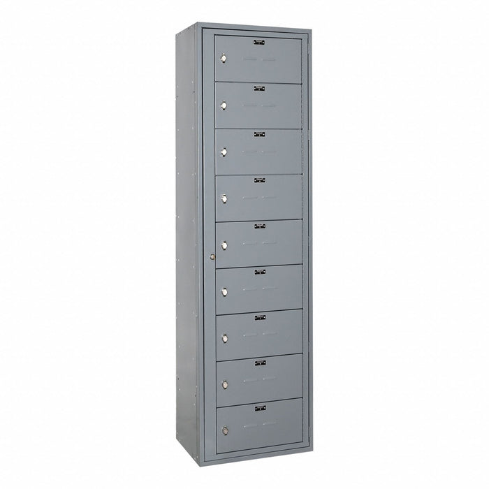 Locker Assembled Dark Gray Galvanized