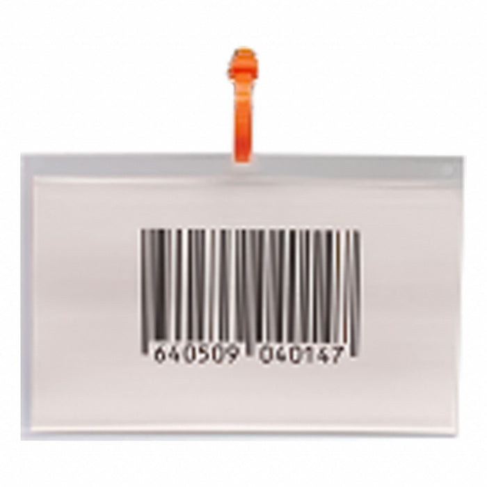 Label Holder Clear Plastic PK12