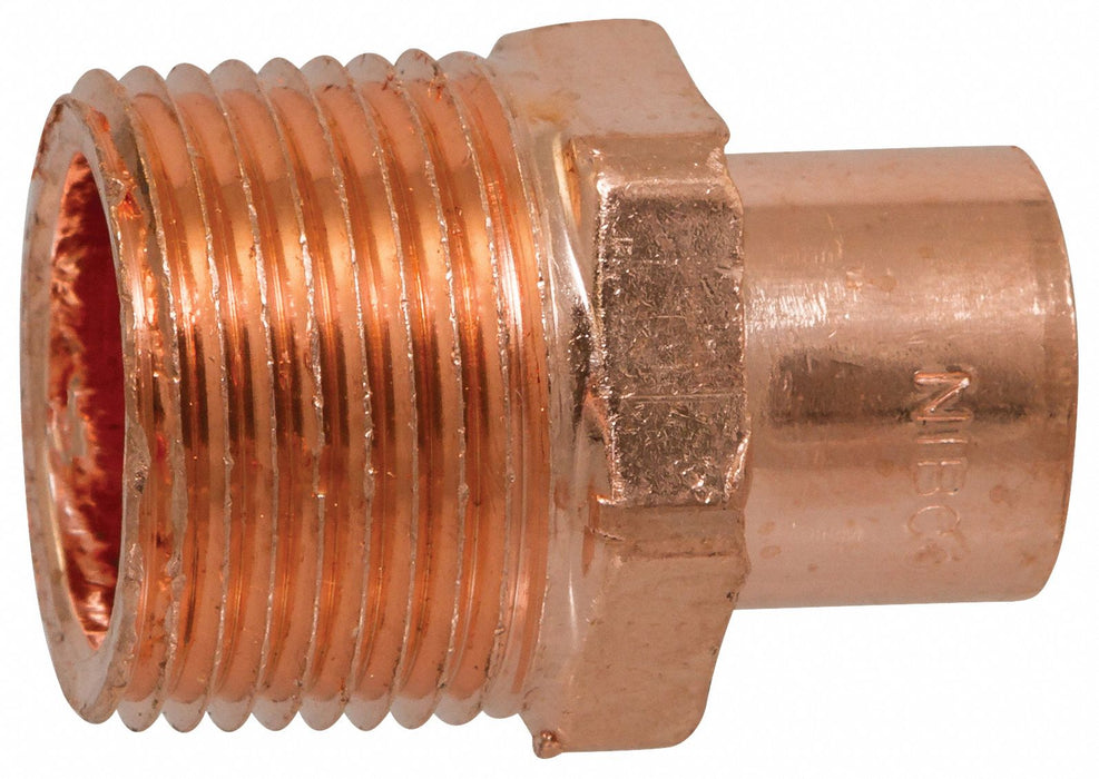 Straight Wrot Copper Cup 1/2 in