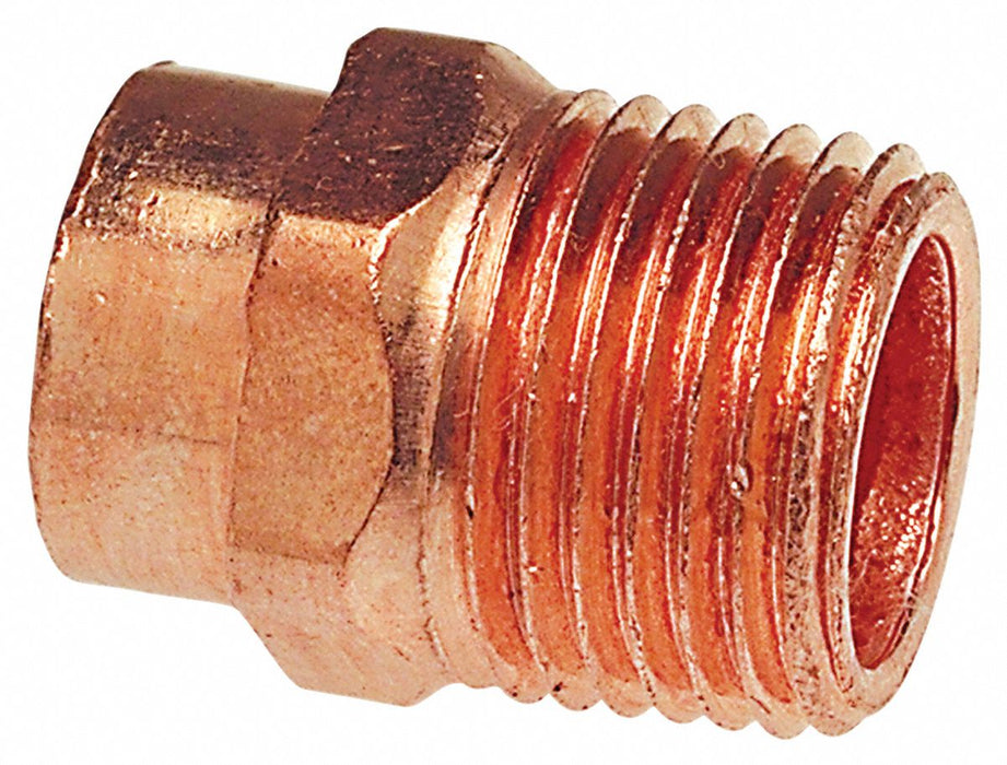 Straight Copper Cup1in MNPT11/2in