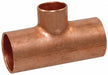 Tee Copper Cup 3/8  Cup 1/4 