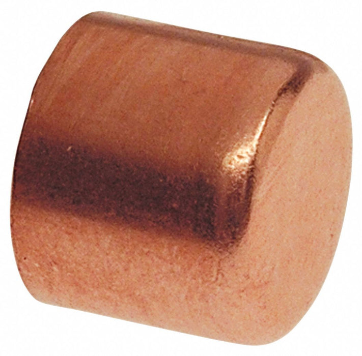 Cap Wrot Copper Cup 1 in