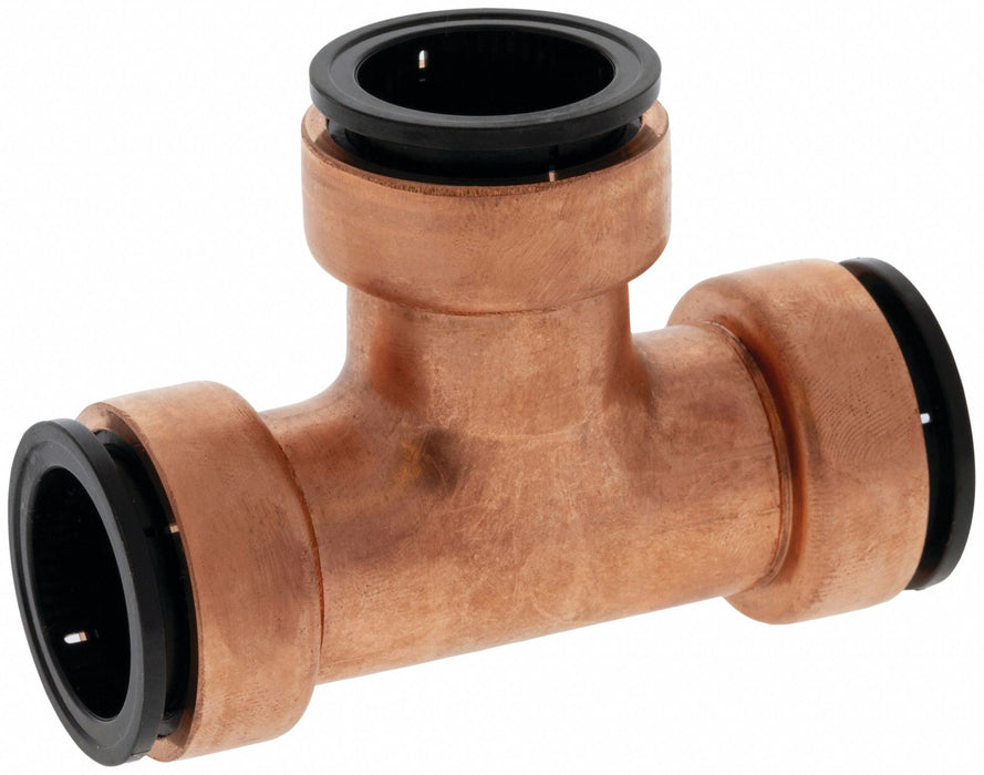 Tee Copper Push-Fit 1/2  1/2  1/2 