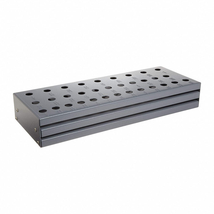 Drill Bit Case Silver and Deming 33pc