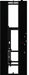 Docking Station Rolling Ladders Black