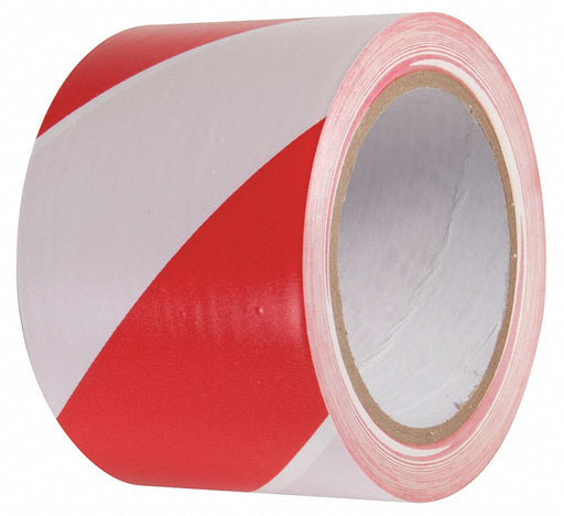 Floor Tape Red/White 3 inx54 ft Roll
