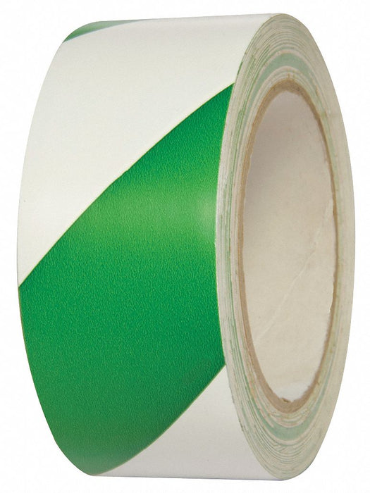 Floor Tape Green/White 2 inx54 ft Roll