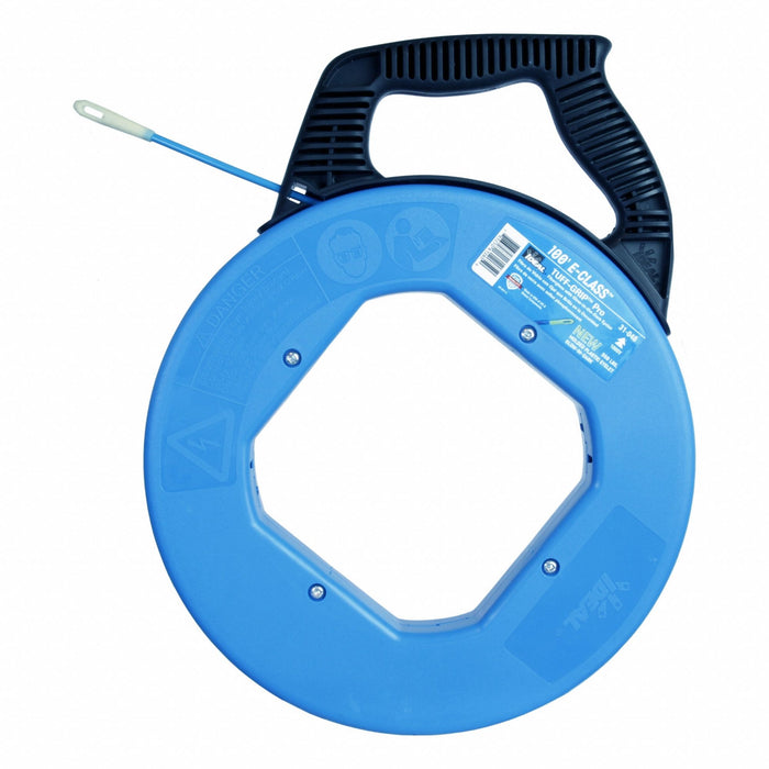 Fish Tape 100 ft L 350 lb Fiberglass