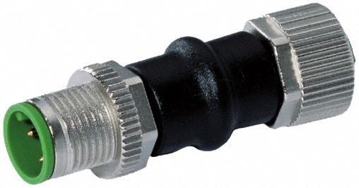 Circular Connector M12 Male x M12 Female