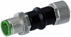 Circular Connector M12 Male x M12 Female