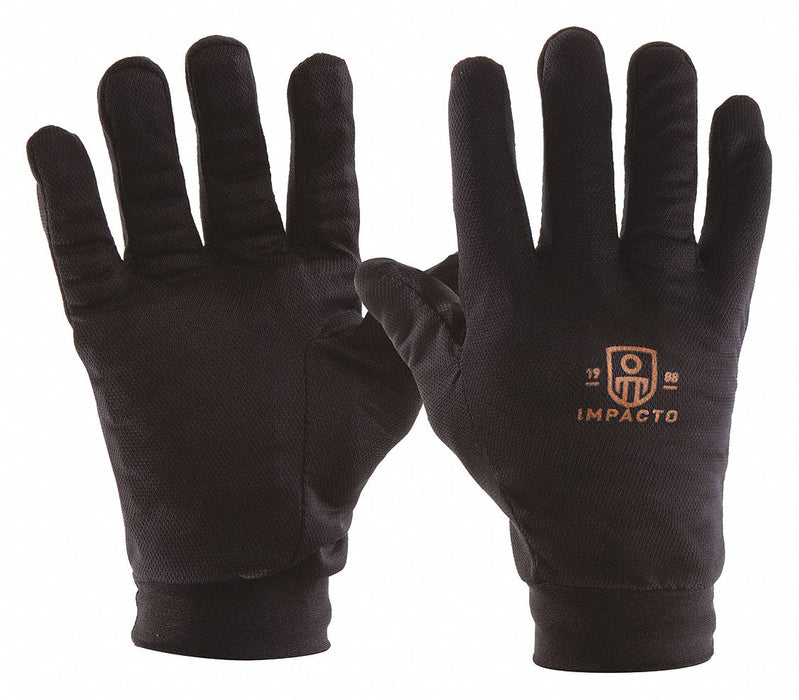 GloveLiners Black JerseyCotton S PR
