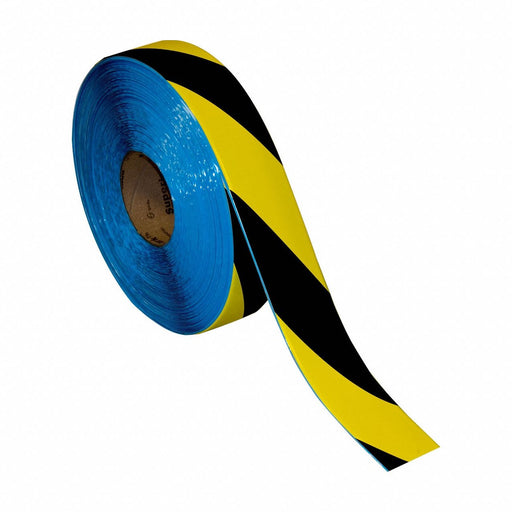 Floor Marking Tape Stripped 100 ft