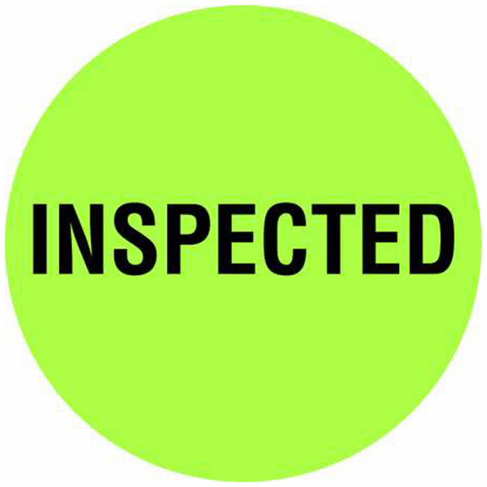 D6075 Inventory Label Green Paper PK1000