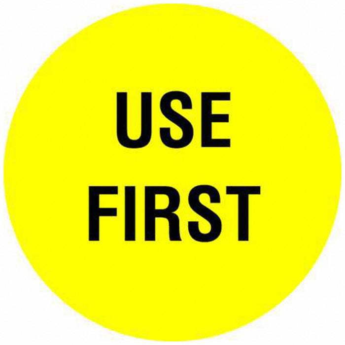 D6073 Inventory Label Yellow Paper PK1000