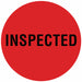 D6075 Inventory Control Label Red PK1000