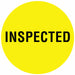D6075 Inventory Label Yellow Paper PK1000