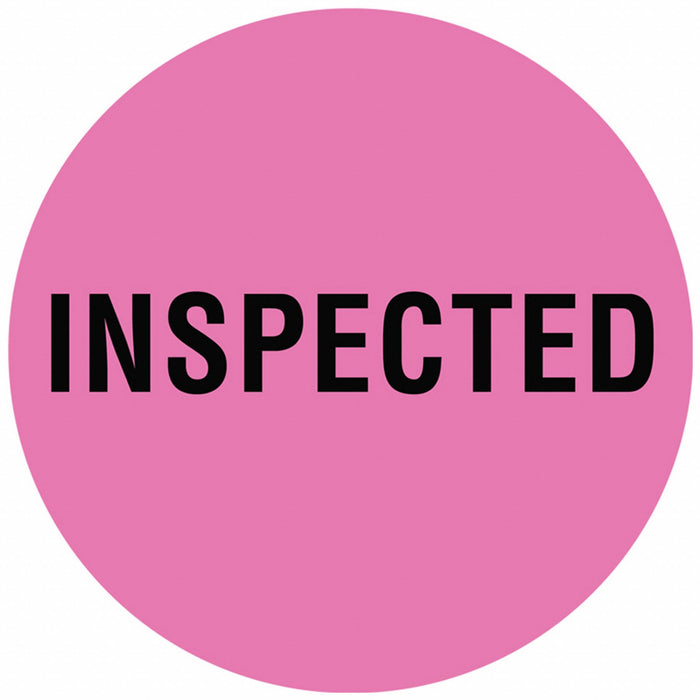 D6075 Inventory Label Pink Paper PK1000