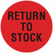 D6077 Inventory Label Red Paper PK1000