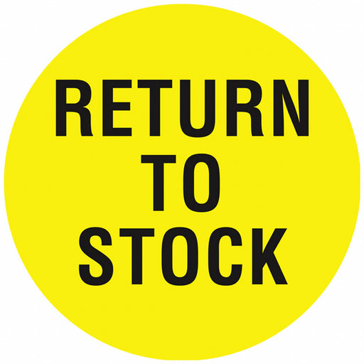 D6077 Inventory Label Yellow Paper PK1000