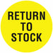 D6077 Inventory Label Yellow Paper PK1000