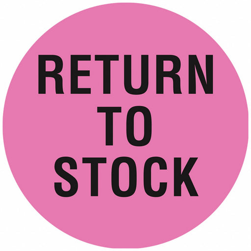 D6077 Inventory Control Label Pink PK1000
