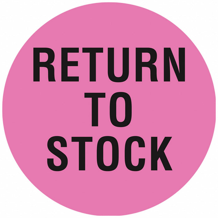 D6077 Inventory Control Label Pink PK1000
