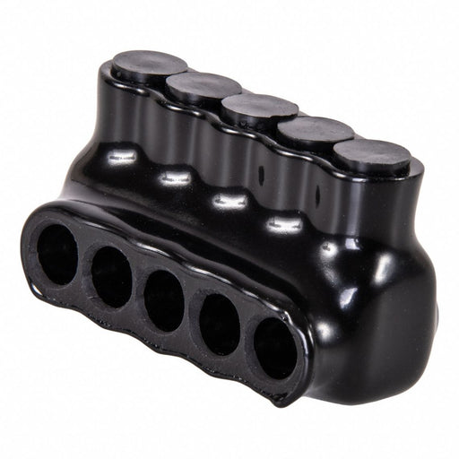 MultitapConnector Alum Blk Hex 5Port
