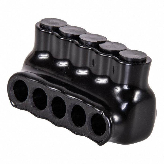MultitapConnector Alum Blk Hex 5Port
