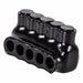 MultitapConnector Alum Blk Hex 5Port