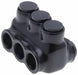 MultitapConnector Alum Blk Hex 3Port