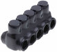 MultitapConnector Alum Blk Hex 5Port