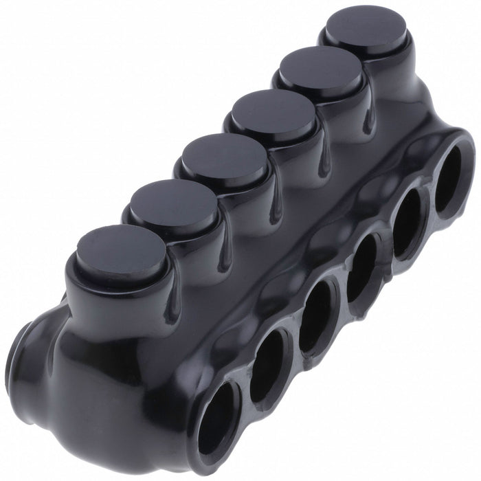 MultitapConnector Alum Blk Hex 6Port