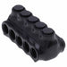 MultitapConnector Alum Blk Hex 5Port
