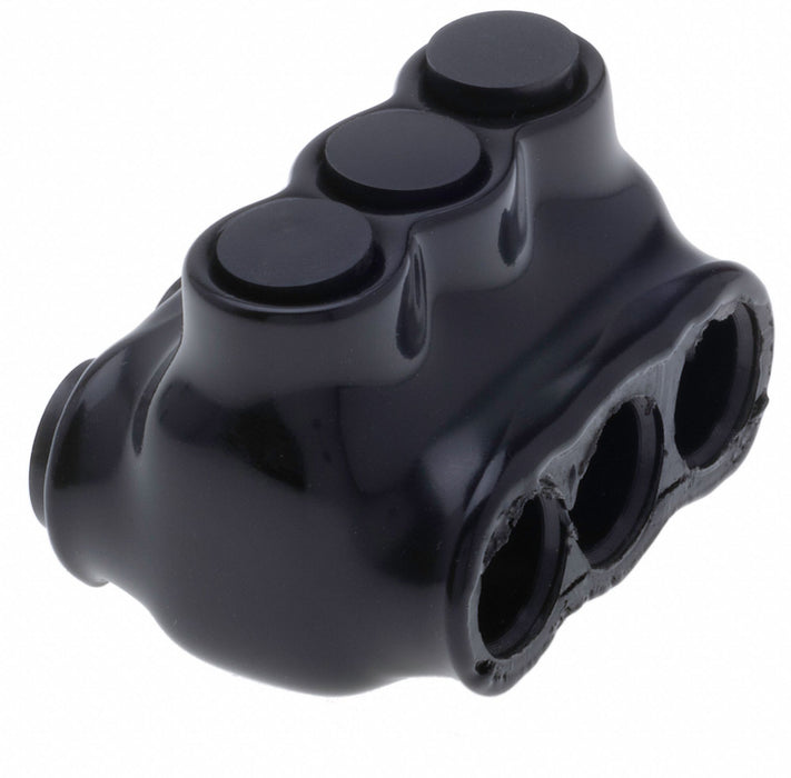 MultitapConnector Alum Blk Hex 3Port