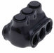 MultitapConnector Alum Blk Hex 3Port