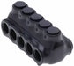 MultitapConnector Alum Blk Hex 5Port