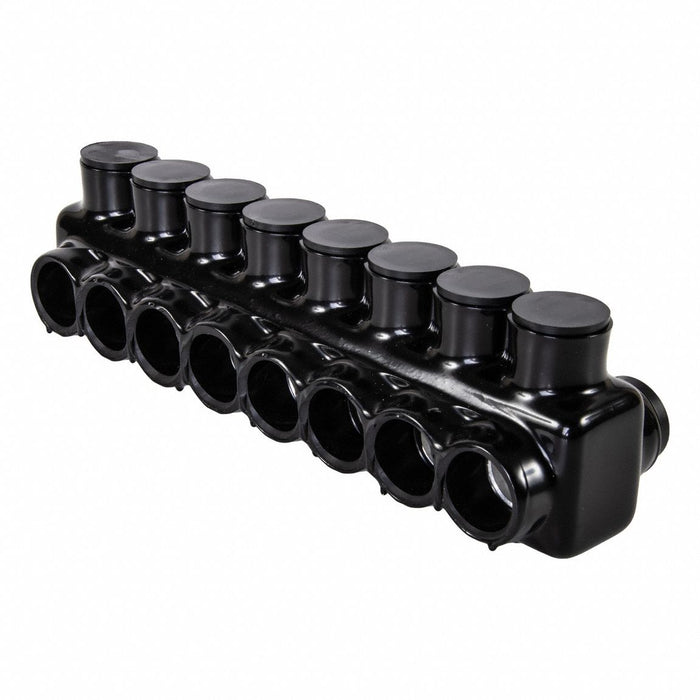 MultitapConnector Alum Blk Hex 8Port