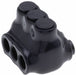 MultitapConnector Alum Blk Hex 3Port