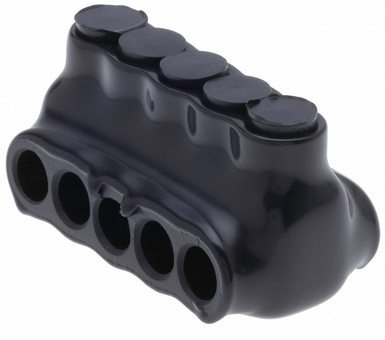 MultitapConnector Alum Blk Hex 5Port